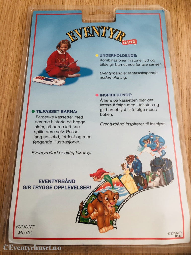 08 Disney Eventyrbånd. Snehvit. Komplett I Eske. Eventyrbånd