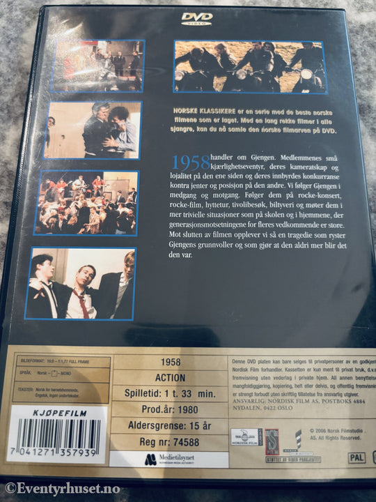 1958 (Norske Klassikere). DVD.