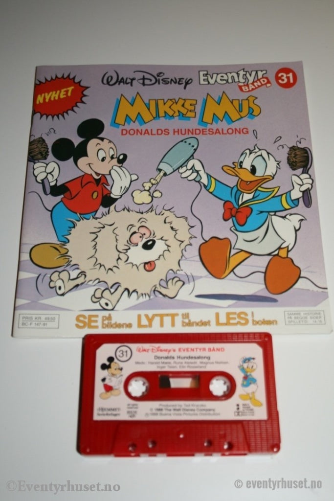 31 Disney Eventyrbånd - Mikke Mus Donalds Hundesalong