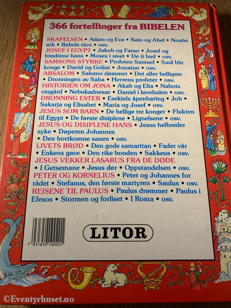 366 Fortellinger Fra Bibelen. 1988. Eventyrbok