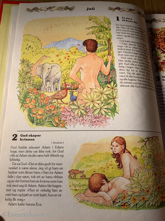 366 Fortellinger Fra Bibelen. 1988. Eventyrbok