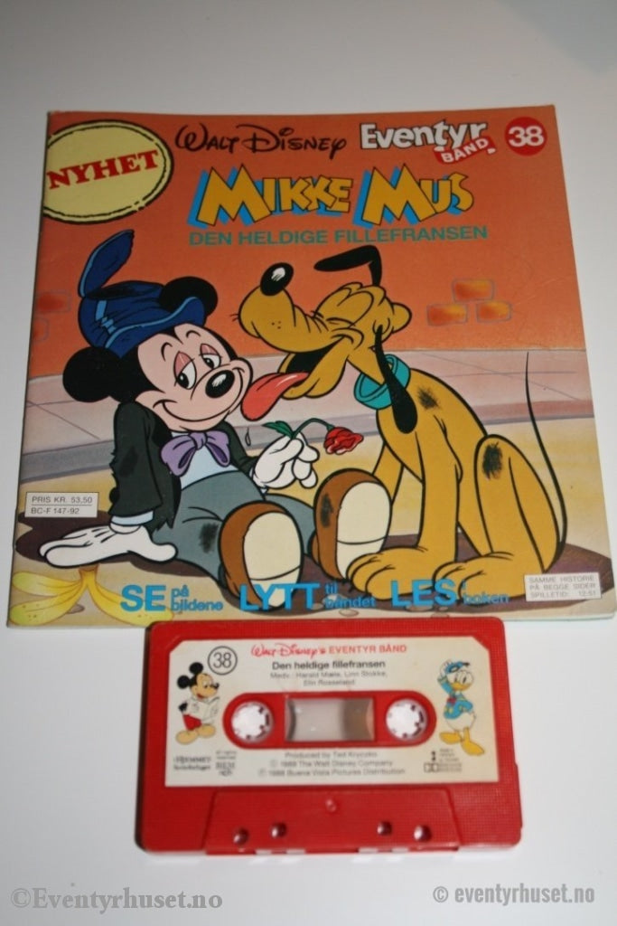 38 Disney Eventyrbånd - Mikke Mus Og Den Heldige Fillefransen
