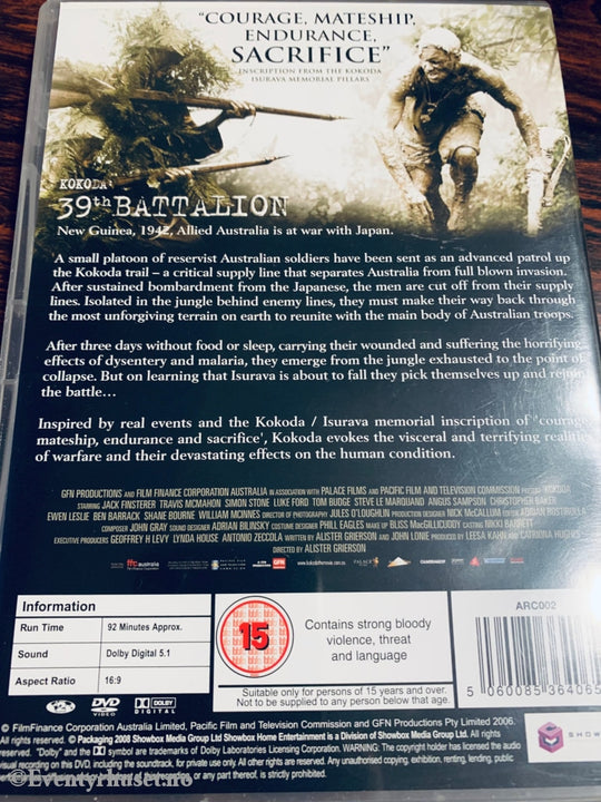 39Th Battalion. Dvd. Dvd