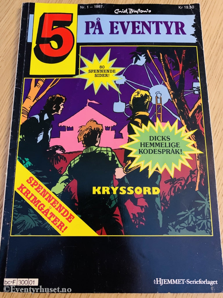 5 På Eventyr. 1987/01. Tegneserieblad