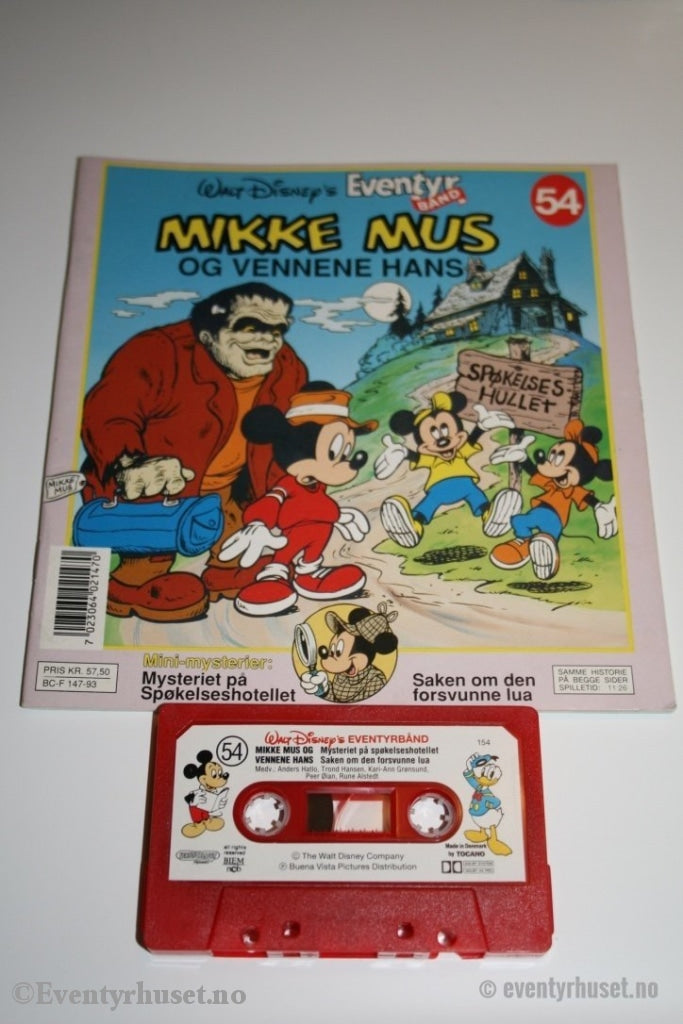 54 Disney Eventyrbånd - Mikke Mus Og Vennene Hans Spøkelseshullet