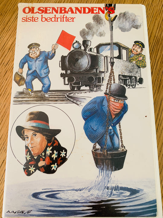 Olsenbanden’s siste bedrifter. 1975. VHS Big Box.
