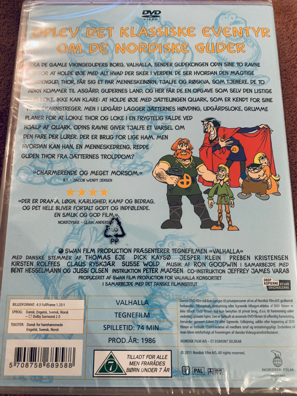 Valhalla. DVD. Ny i plast!