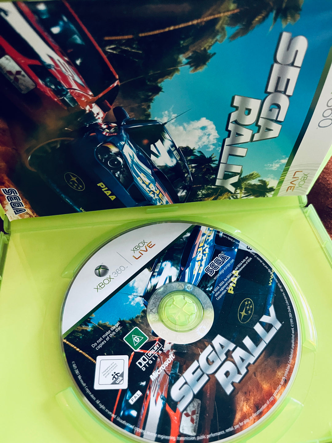 Sega Rally. Xbox 360.