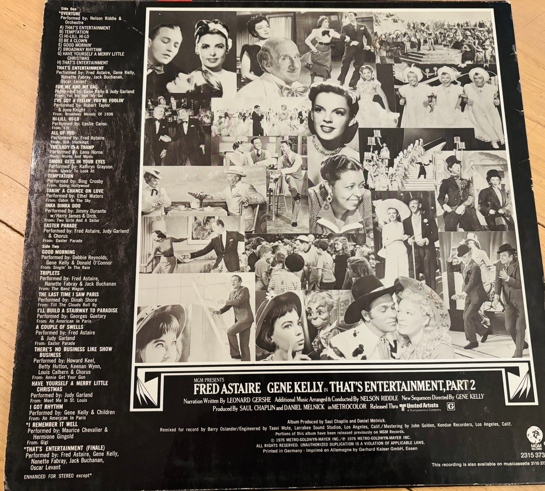 That's Entertainment, Part 2 LP.