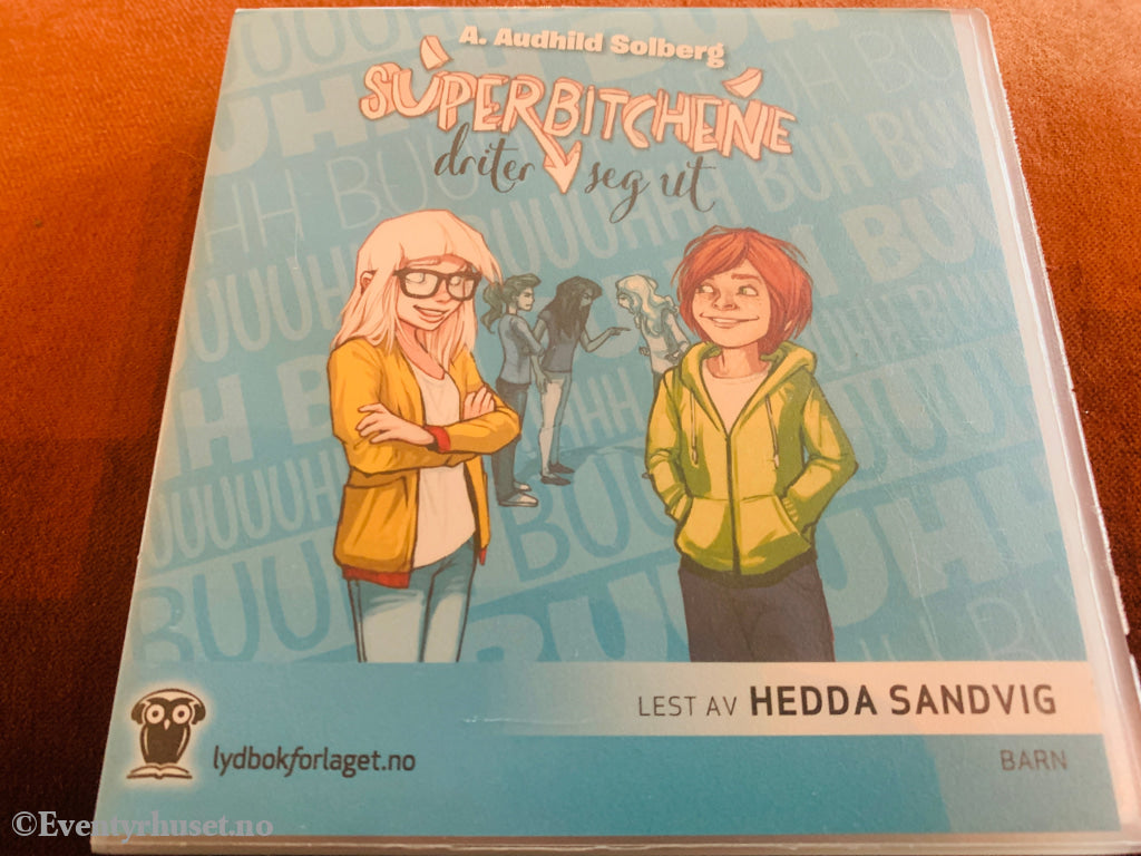 A. Audhild Solberg. Superbitchene driter seg ut. 2015. Lydbok på CD.