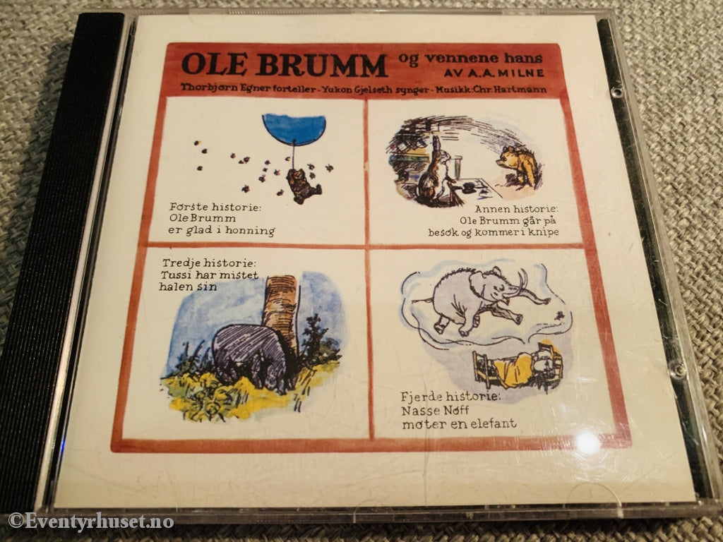 A. Milne. 1974. Ole Brumm Og Vennene Hans. Thorbjørn Egner Forteller. Lydbok På Cd.