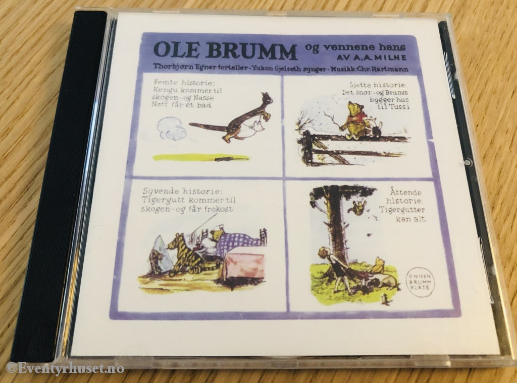 A. Milne. 1975. Ole Brumm Og Vennene Hans. Andre Plate. Thorbjørn Egner Forteller. Lydbok På Cd.