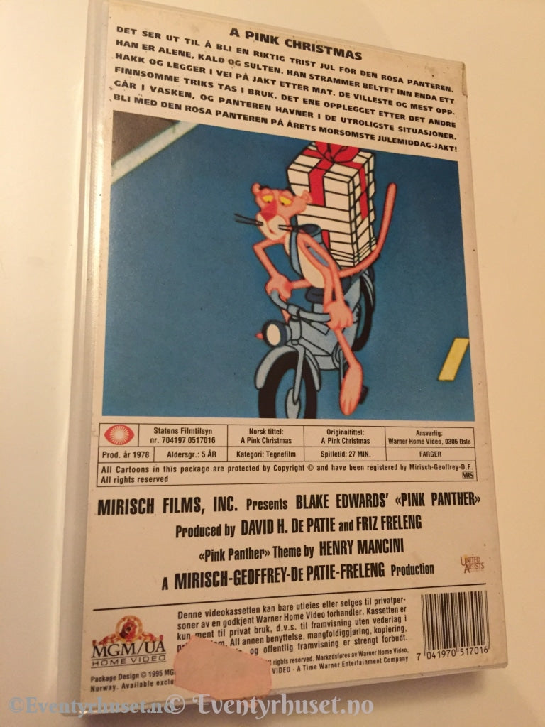 A Pink Christmas (Den Rosa Panteren). 1978. Vhs. Vhs