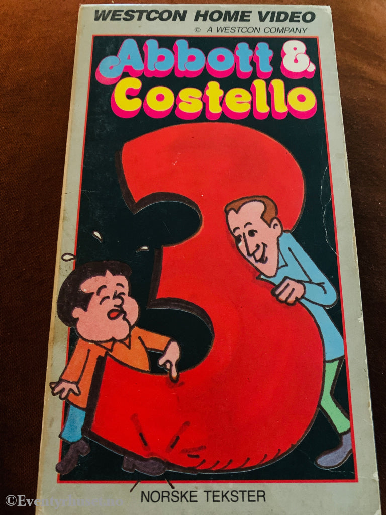 Abbott & Costello 3. 1982. VHS. Slipcase.