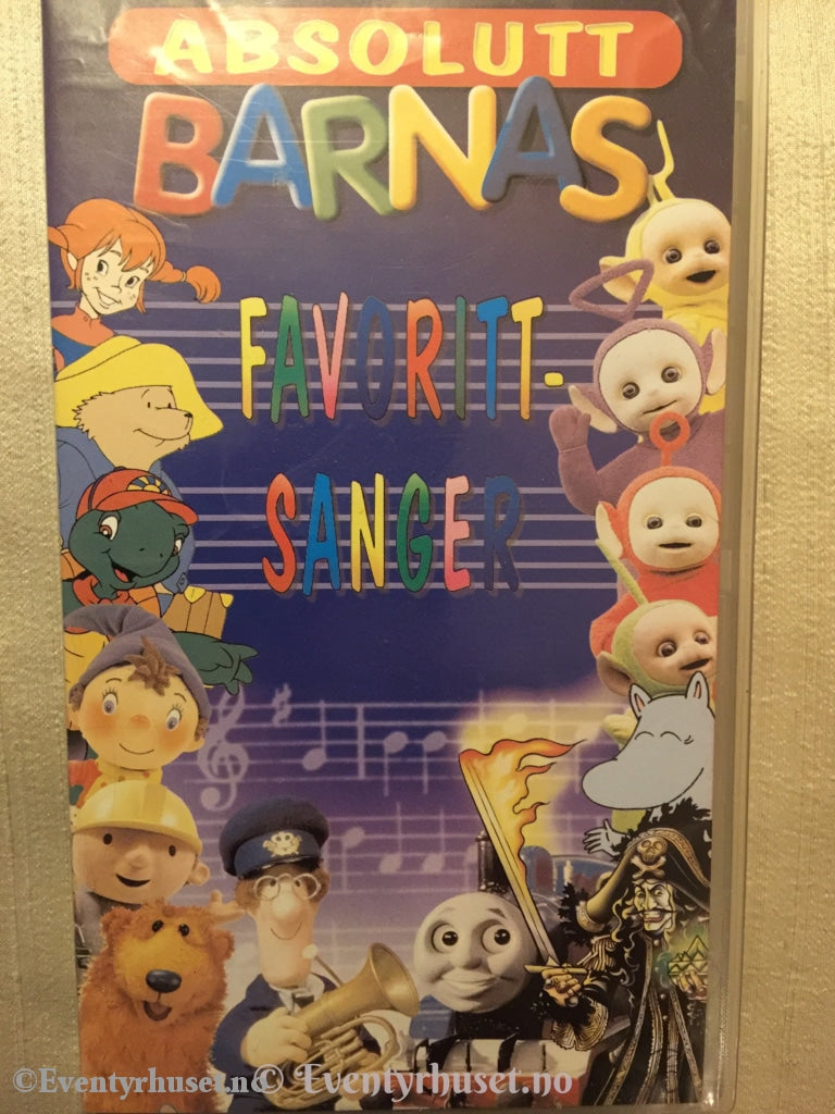 Absolutt Barnas Favorittsanger. Vhs. Vhs