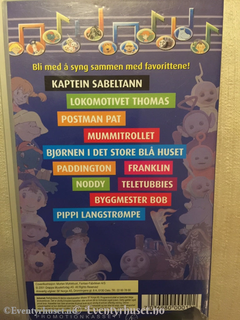 Absolutt Barnas Favorittsanger. Vhs. Vhs