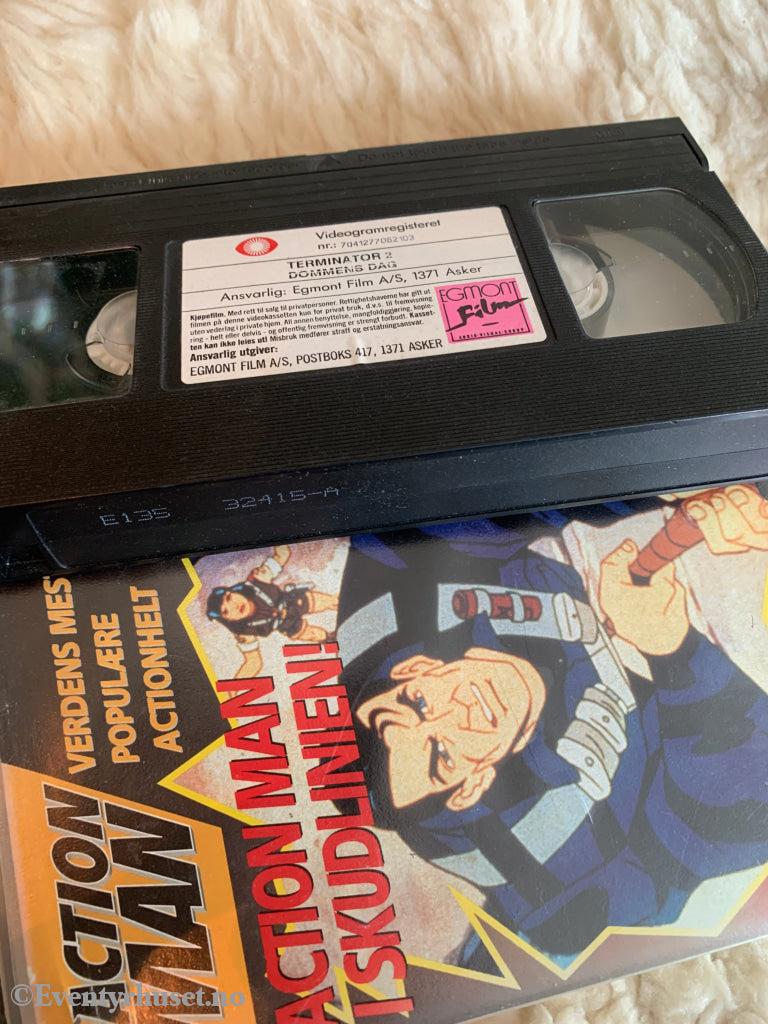 Action Man i skudlinjen! 1995. VHS.