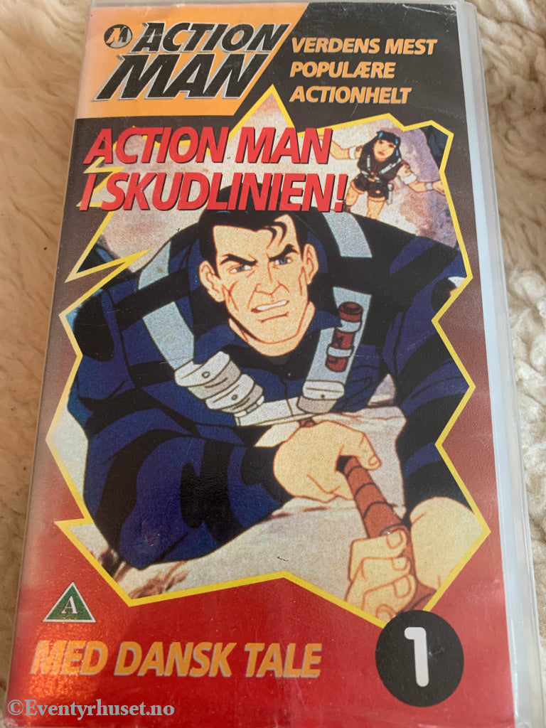 Action Man i skudlinjen! 1995. VHS.