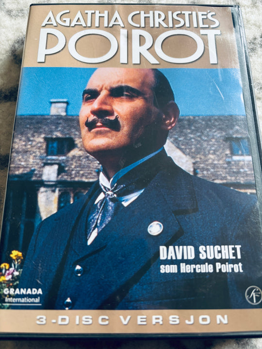 Agatha Christie's Poirot 3-disc versjon (Bronse). DVD samleboks.