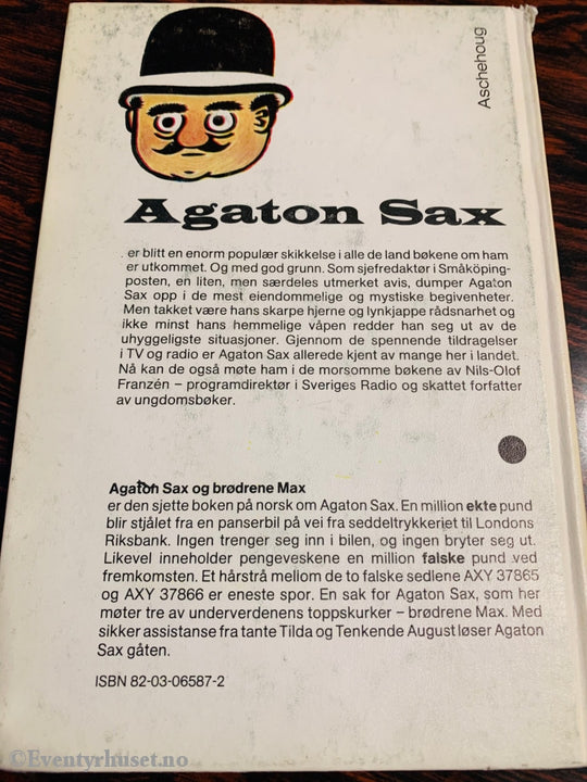Agaton Sax Og Brødrene Max. 1975. Fortelling