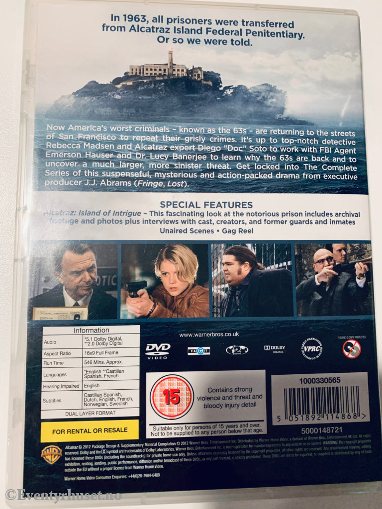 Alcatraz. Dvd Samleboks.
