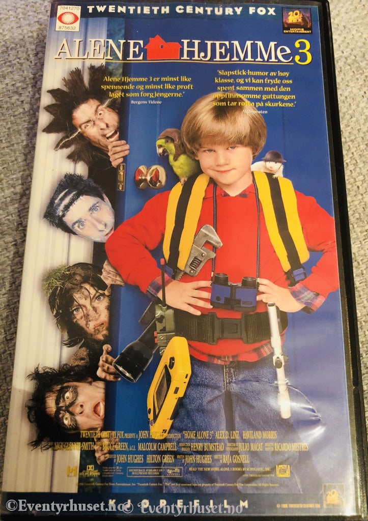 Alene Hjemme 3. 1997. Vhs. Vhs
