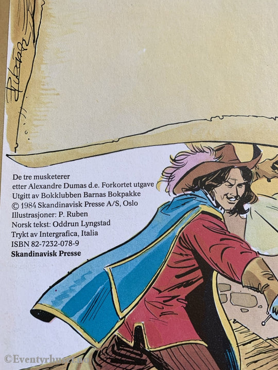 Alexandre Dumas. 1984. De Tre Musketerer. Eventyrbok