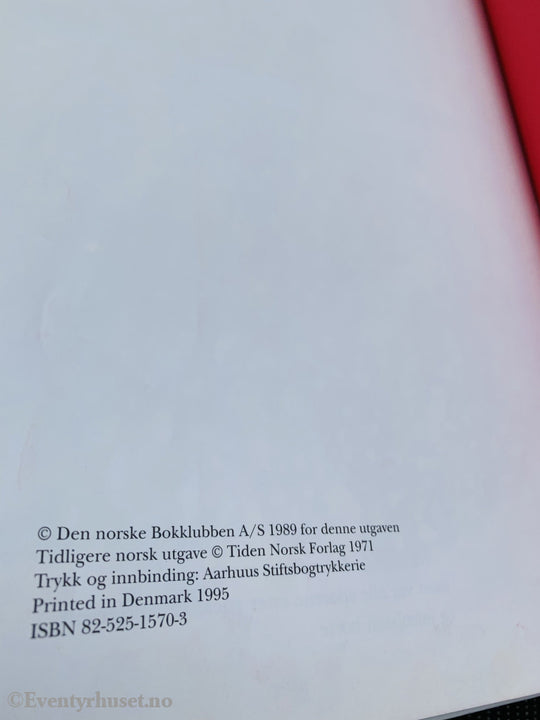 Alf Prøysen. 1971/1989. Snekker Andersen Og Julenissen. Fortelling