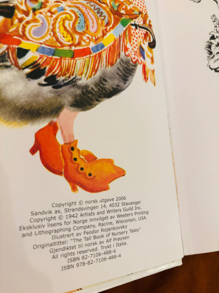 Alf Prøysen – Gåsemorboka. Bok.