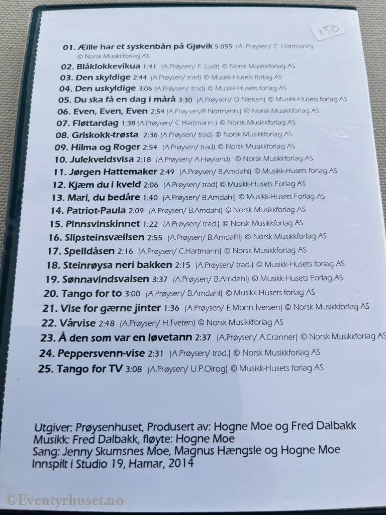 Alf Prøysen. Viser For Barn 2. Cd. Cd