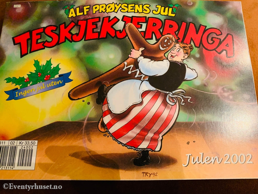 Alf Prøysens Jul. Teskjekjerringa. Julen 2002. Julehefter