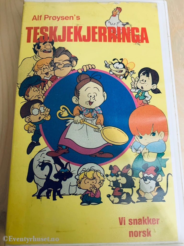 Alf Prøysens Teskjekjerringa. 1983. Vhs Big Box.