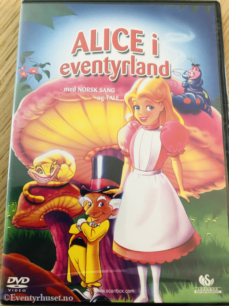 Alice I Eventyrland. 1994. Dvd. Ny Plast! Dvd