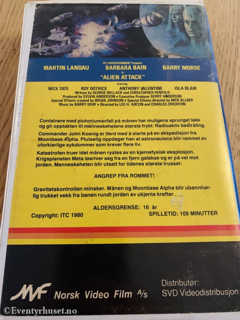 Alien Attack. 1980. Vhs Big Box.