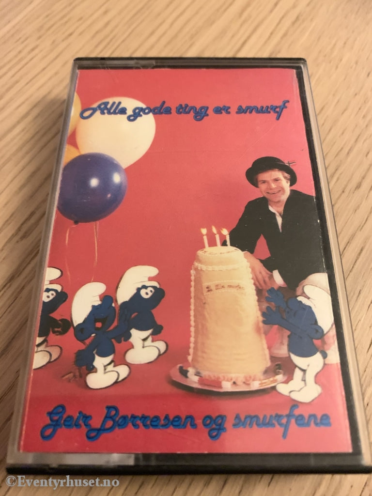 Alle Gode Ting Er Smurf. Geir Børresen Og Smurfene. 1979. Kassett. Kassett (Mc)