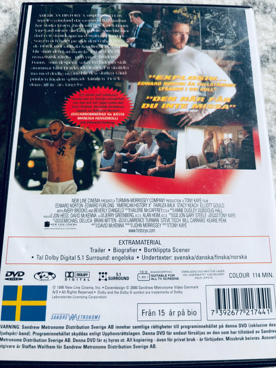 American History X. DVD.