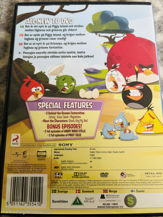 Angry Birds Toons. Sesong 2. Vol. 1. DVD.