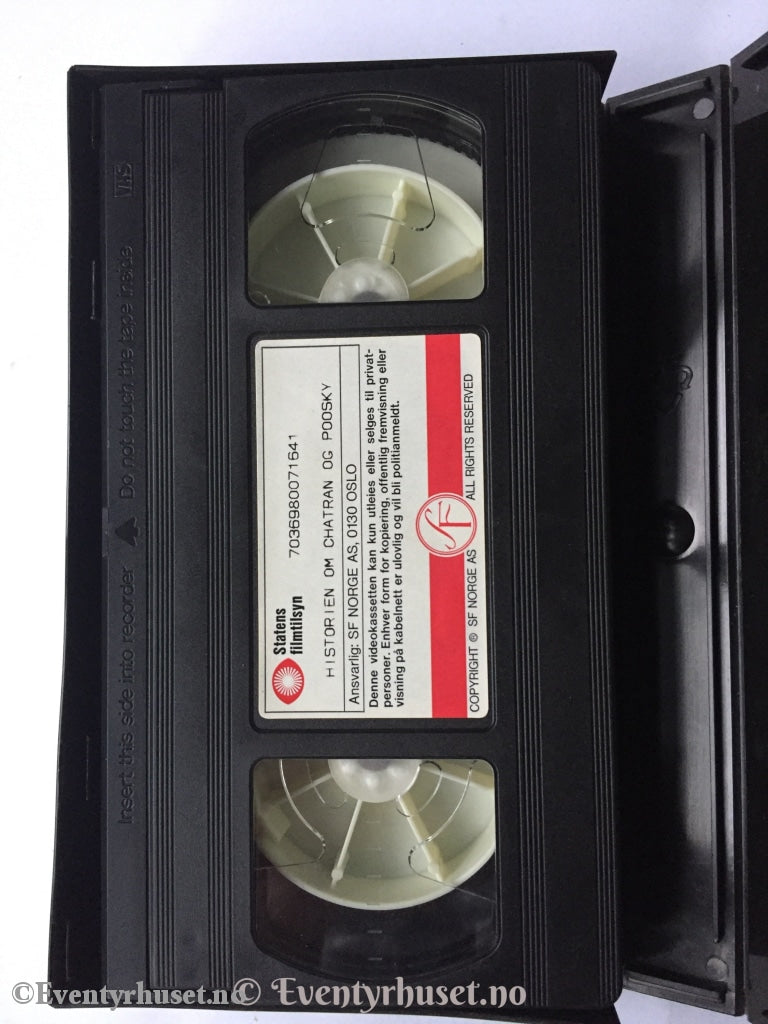 Ann - Cath Vestly. Historien Om Chatran Og Poosky. 1987. Vhs. Vhs