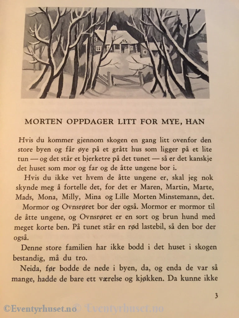 Anne Cath. Vestly. 1958 1961. Mormor Og De Åtte Ungene I Skogen. Fortelling
