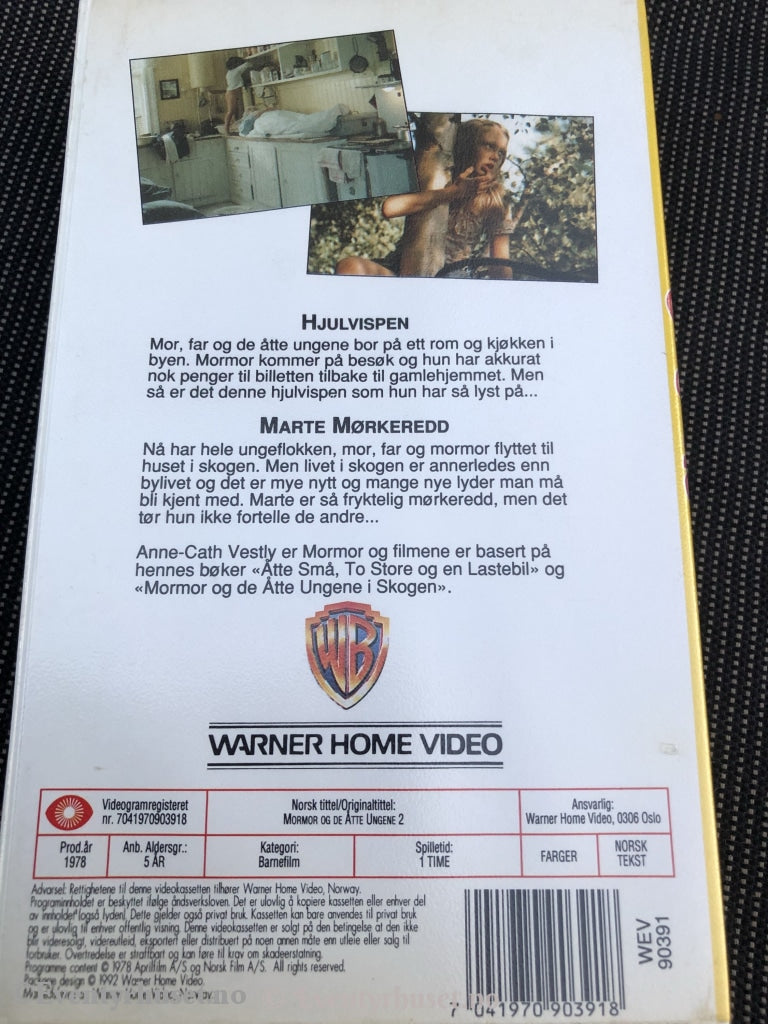 Anne-Cath. Vestly. 1978. Mormor Og De Åtte Ungene. Nr. 2. Vhs. Vhs