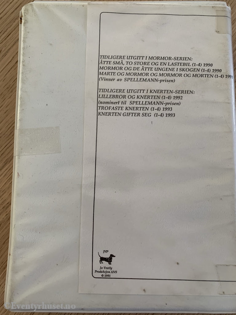 Anne-Cath. Vestly. 1990-93. Marte Og Mormor Morten. Lydbok På 4 Kassetter. Kassettbok