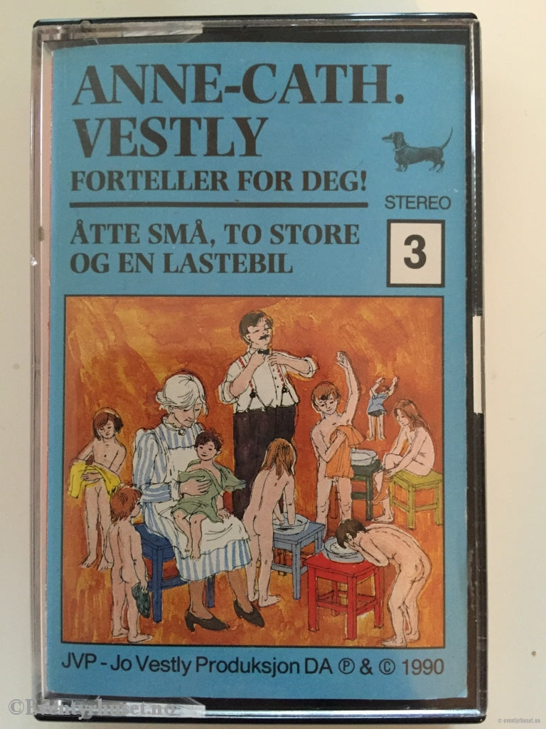 Anne-Cath. Vestly. 1990. Åtte Små To Store Og En Lastebil. Kassett 3. Kassettbok