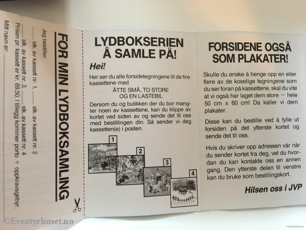Anne-Cath. Vestly. 1990. Åtte Små To Store Og En Lastebil. Kassett 3. Kassettbok