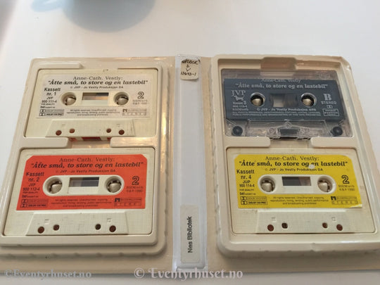 Anne-Cath. Vestly. 1990. Åtte Små To Store Og En Lastebil. Lydbok På Kassett. Kassettbok