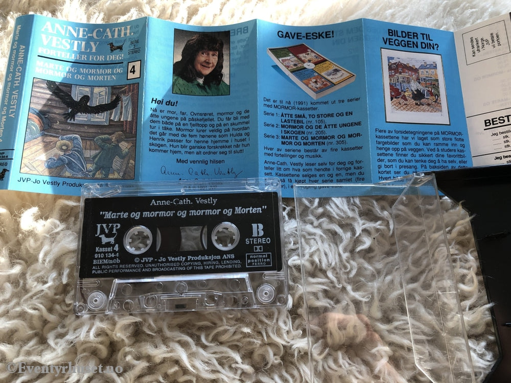 Anne-Cath. Vestly. 1991. Marte Og Mormor Morten. Kassett 4. Kassettbok