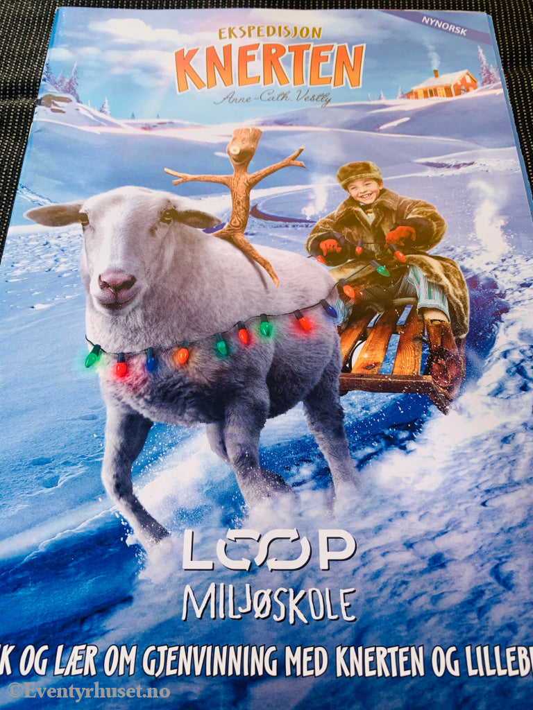 Anne Cath Vestly. Ekspedisjon Knerten. Julehefte. Med plakat!