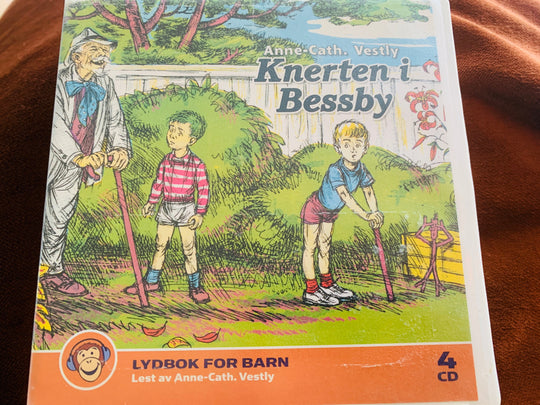 Anne-Cath. Vestly – Knerten i Bessby. Lydbok på CD.