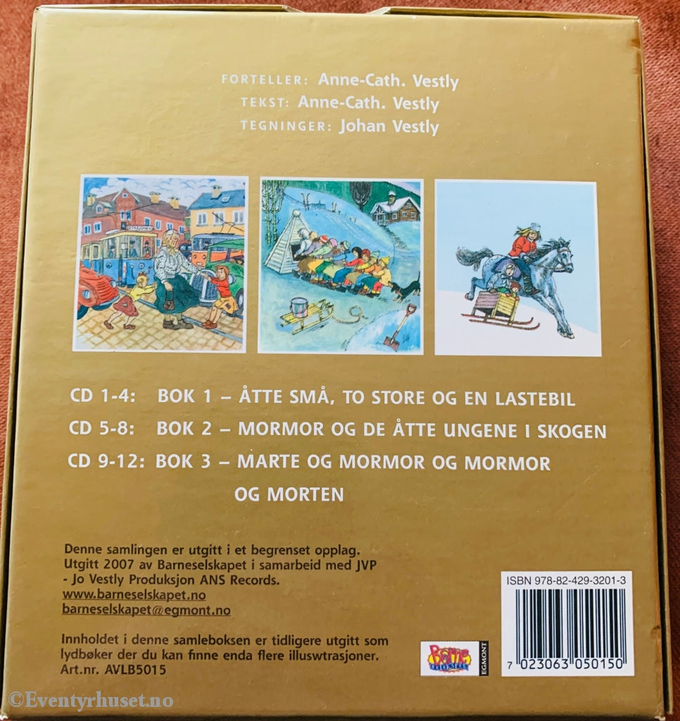 Anne-Cath. Vestly. Mormor Og De Åtte Ungene. Lydbok På 12 Cd.