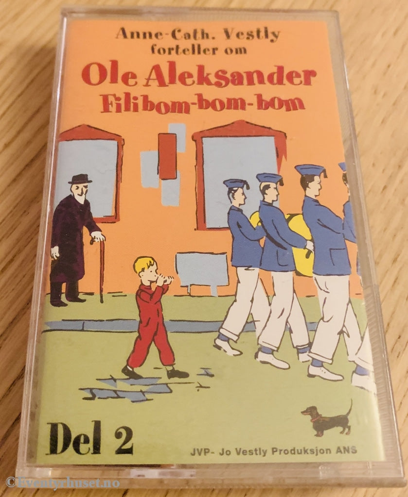 Anne-Cath Vestly. Ole Aleksander Filibom-Bom-Bom. Del 2. Kassett. Kassettbok