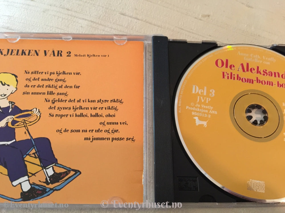 Anne Cath. Vestly. Ole Aleksander Filibom-Bom-Bom. Cd. Lydbok